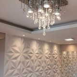 Instalação de Gesso 3d na Sala